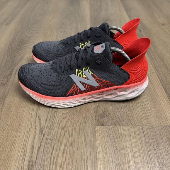 New Balance Fresh Foam 1080v10 Shoes Mens Size 11.5 Gray Red Running M1080M10 main image 8